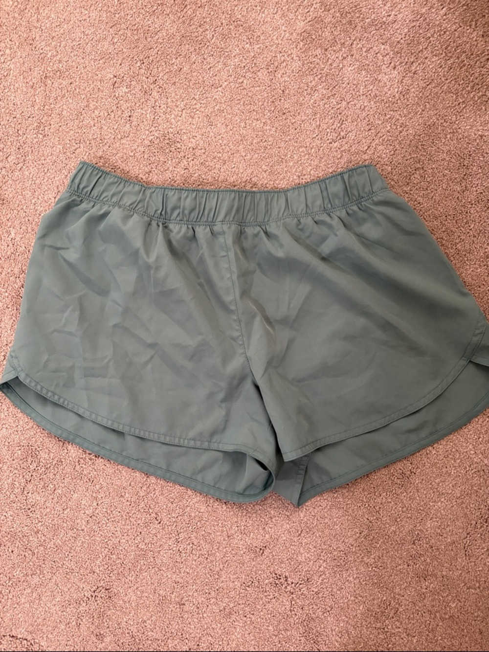 Old Navy Mint Green and Navy Athletic Shorts Duo Dolphin Hem - Picture 3 of 4